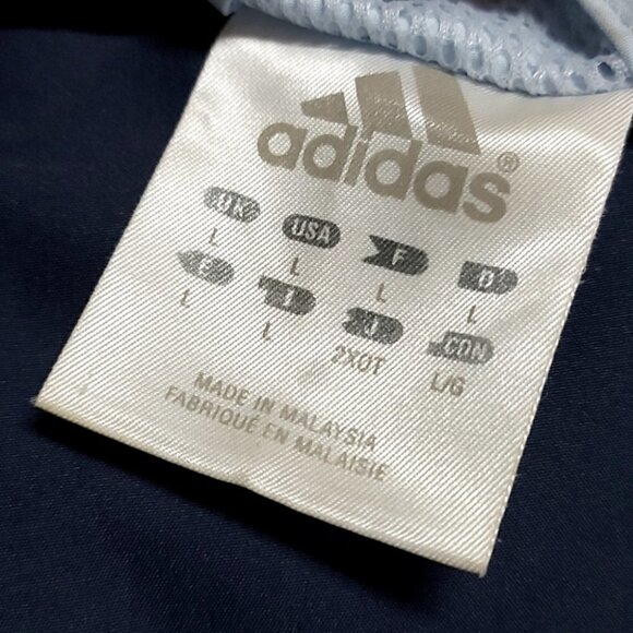 𝅺adidas Navy & Baby Blue Windbreaker Jacket - Picture 6 of 7
